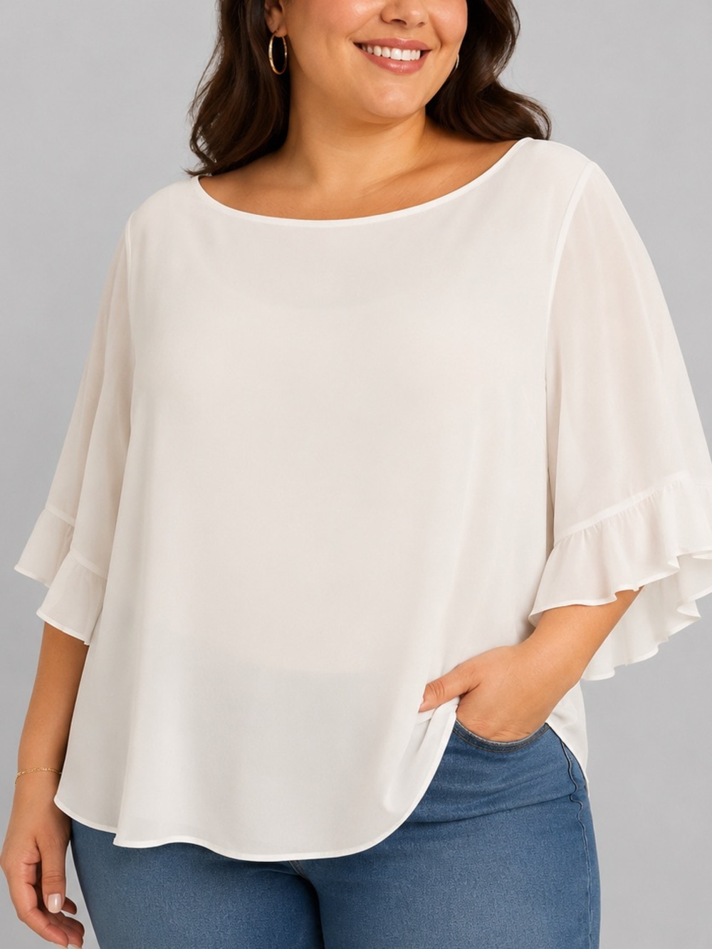 😍SHOW SPECIAL WALLIS UK White Tank with Sheer Short Sleeve Overlay size 16